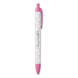 Waterverf Franse Macarons Zwarte Inkt Pen
