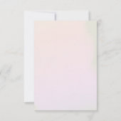 Waterverf Freesia Flowers Weddenschap Bedankt (Achterkant)