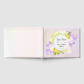 Waterverf Freesia Flowers Wedding Gastenboek (Volledig)