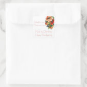 Waterverf Fresh Baking Vierkante Sticker (Tas)