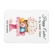 Waterverf Friend's Happy Easter Flexible Magnet Magneet (Horizontaal)