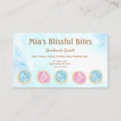 Waterverf Frosted Sugar Cookies Business C Visitekaartje (Voorkant)