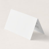 Waterverf Frosting Cupcake Bakery, Gedetailleerd Visitekaartje (Achterkant)