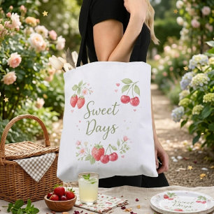 Waterverf Fruit Aesthetic Boodschappentas Sweet Da Tote Bag