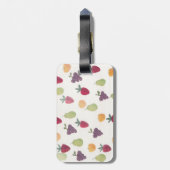 Waterverf Fruit Bagage Meisje Label Bagagelabel (Achterkant verticaal)