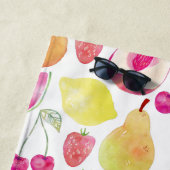 Waterverf Fruit Monogram Strandlaken (In situ)