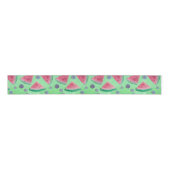 Waterverf Fruit Watermeloen Berry Green Grosgrain Lint (Voorkant)