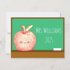 Waterverf fruitappel briefkaart