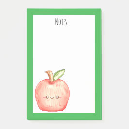 Waterverf fruitappel post-it® notes