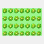 Waterverf fruitkleurrijke pop kunstfruitig ontwerp inpakpapier vel (Voorkant 3)