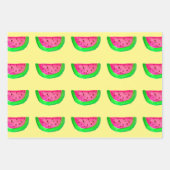 Waterverf fruitkleurrijke pop kunstfruitig ontwerp inpakpapier vel (Voorkant)