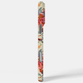 Waterverf Fuchsia bloeit Case-Mate iPhone Case (Achterkant / Rechts)