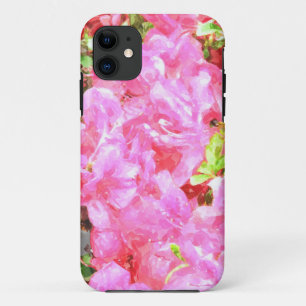 Waterverf Fuchsia Hydrangeas iPhone 6 Hoesje