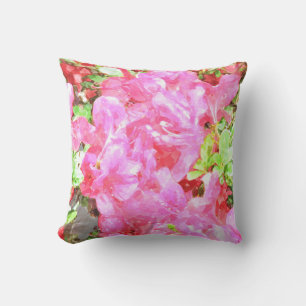 Waterverf Fuchsia Hydrangeas Pillow Kussen