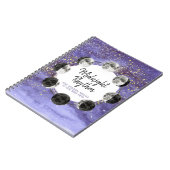 Waterverf Full Moon Lunar Cycle Night Sky Journal Notitieboek (Linkerzijde)