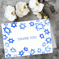 Waterverf Fun Blue Star van David Bar Bat Mitzvah