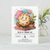 Waterverf Fun Boho Cookies Verjaardag Kaart (Staand voorkant)