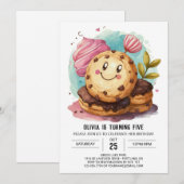 Waterverf Fun Boho Cookies Verjaardag Kaart (Voorkant / Achterkant)