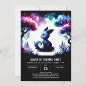 Waterverf Fun Cat Verjaardag Kaart (Voorkant)