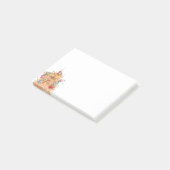 Waterverf Fun Grumpy Cat Kitten Kerstmis Post-it® Notes (Schuin)