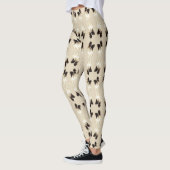 Waterverf Fun Novelty Papillon Schattigee Dog Art Leggings (Links)