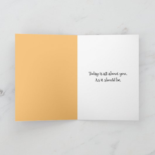 Waterverf Fun Verjaardagsvogel Kaart (Binnen)