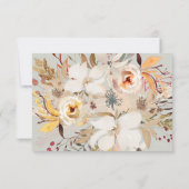 Waterverf Funeral Hartelijk dank | Memorial Card Bedankkaart (Achterkant)