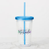 Waterverf Funfetti Acryl Drinkbeker (Voorkant)