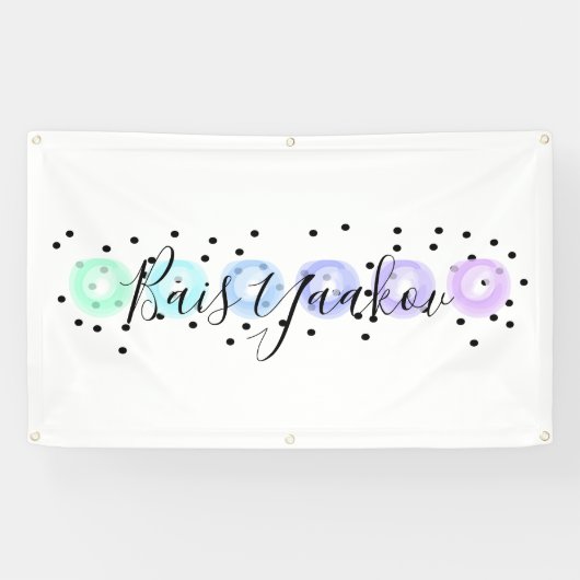 Waterverf Funfetti Spandoek (Horizontaal)