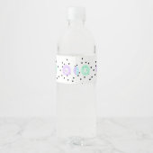 Waterverf Funfetti Waterfles Etiket (Achterkant)