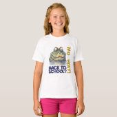 Waterverf Funny Back-to-School Alligator T-shirt (Voorkant volledig)