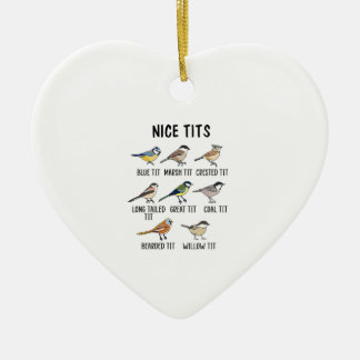 Waterverf Funny Bird Lover Keramisch Ornament