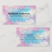 Waterverf Galaxy Achtergrond Visitekaartje (Voorkant / Achterkant)