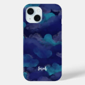 Waterverf Galaxy Clouds Sky iPhone / iPad Case (Achterkant)
