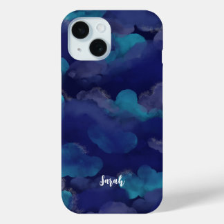 Waterverf Galaxy Clouds Sky iPhone / iPad Case