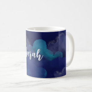 Waterverf Galaxy Clouds Sky iPhone / iPad Case Koffiemok