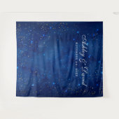 Waterverf Galaxy Cosmic Stars Foto achtergrond Wandkleed (Voorkant (horizontaal))