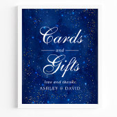 Waterverf Galaxy Cosmic Stars Kaarten & Gifts Poster