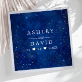 Waterverf Galaxy Cosmic Stars Starry Wedding Servet