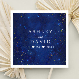 Waterverf Galaxy Cosmic Stars Starry Wedding Servet