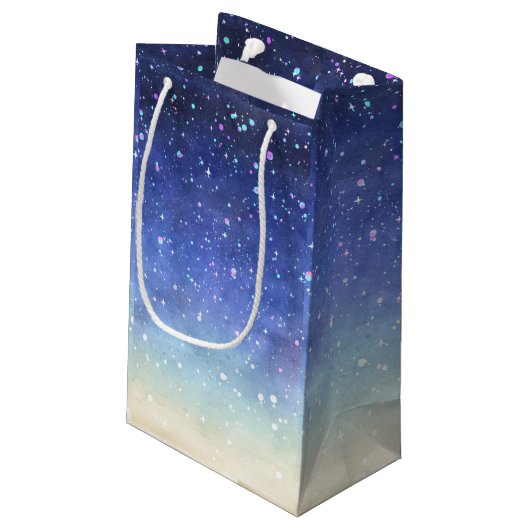 Waterverf Galaxy Klein Cadeauzakje (Achterkant Gekanteld)