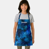 Waterverf Galaxy Nebula Naam Blauw Schort (Insitu)