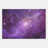 Waterverf Galaxy Stars Space Nebula Inpakpapier Vel (Voorkant 2)