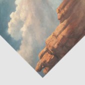 Waterverf  galopperende wilde paarden prairie tissuepapier (Detail)