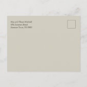 Waterverf Gans Baby shower Dank u Briefkaart (Achterkant)