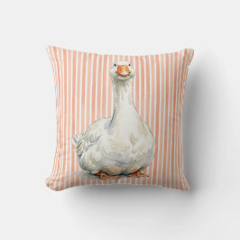 Waterverf Gans Boerderij Decoratie Kussenhoes Kussen