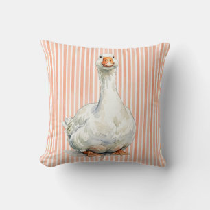 Waterverf Gans Boerderij Decoratie Kussenhoes Kussen
