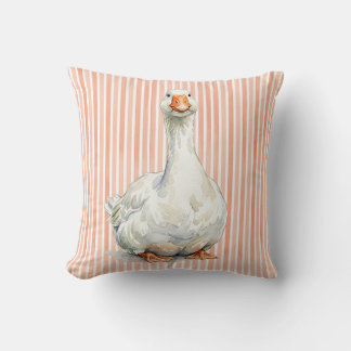 Waterverf Gans Boerderij Decoratie Kussenhoes Kussen