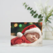 Waterverf Gans Foto Baby Aankondiging - Kaart (Staand voorkant)