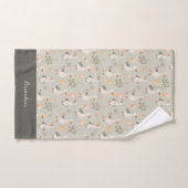 Waterverf Ganzen - handdoekset Bad Handdoek (Handdoek)